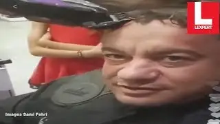 سامي الفهري يقرع شعرو !!!!!