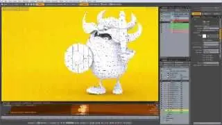 A Quick way to render the wireframe in MODO