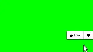 Animated Youtube Like Button | Green Screen | YouTube Like Animated | Free Like Green Screen