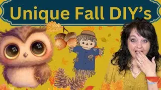 Large Fall DIYs | Unique DIYs| Dollar Tree DIYs / Home Decor on a Budget