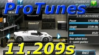 Drag Racing v1.6 Hennessey Venom GT 11.209