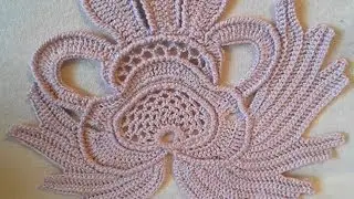 Crochet fantasy flower part 5