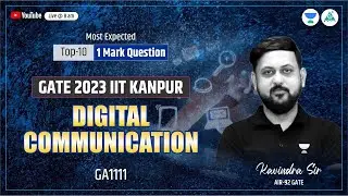 🔥1 Marks-Top 10 Digital Communication Questions for GATE 2023 | Kavindra Sir (AIR 92) 
