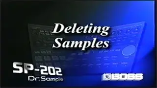 Boss SP 202 Deleting Samples