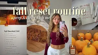 FALL RESET (pinterest-inspired) 🍁🎃 cleaning, bucket list, & baking