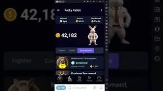 Rocky Rabbit - новый бот-кликер в телеграмме! Заработок без вложений!