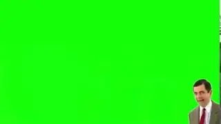 Chroma Key Mr. Bean fazendo o 