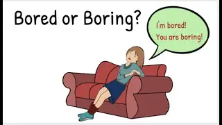 Adjectives ED and ING Explained