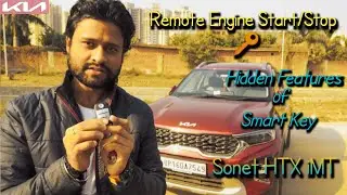 VLOG-4 | Hidden Features of Smart Key | Remote Engine Start/Stop | Kia Sonet HTX iMT 2021