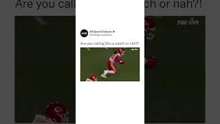Was This Potential FUMBLE 6 A Catch Or A Fumble?!