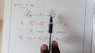 TOC Lec 17 - DFA to Regular expression  by Deeba Kannan