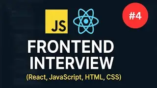 Frontend Developer Interview - 04 | Rejected ❌️  | React & JavaScript Questions