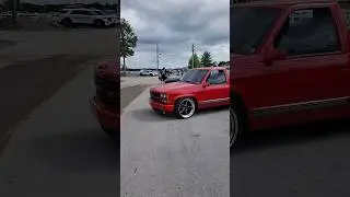 RED OBS on WELD WHEELS! #obs #chevy #gmt400