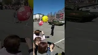 Танк Т-14 Армата на параде 9 мая в Нижнем Тагиле