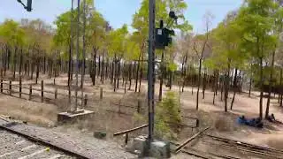 Crossing of 22606 Tirunelveli - Purulia SF at Agaram Sibbandi by Nagecoil special#traincrossing