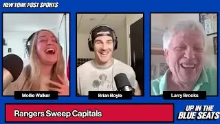 Rangers Sweep Capitals to Move On to East Semis | Ep. 155 | Up in the Blue Seats