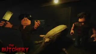 Playing The Butchery in Roblox with friends