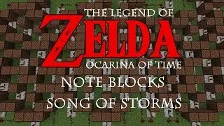 Song of Storms | Zelda:Ocarina of Time | Minecraft Note Blocks & Tutorial:Notes | PC, XBOX, PS3