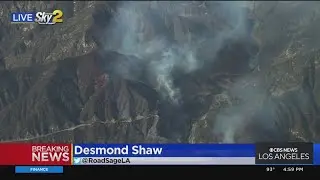 Crews battling East Fire burning in Angeles National Forest above Glendora