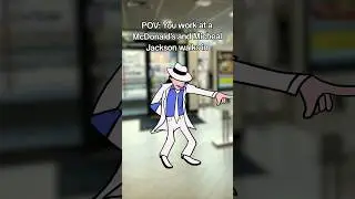 Micheal Jackson at a McDonald's