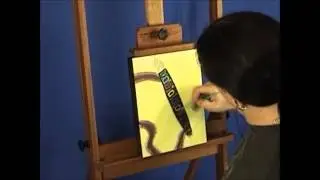 plastic guitar painbrush painting