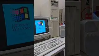 it's 1994 & you startup Windows 3.11 #nostalgia #asmr