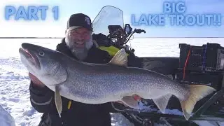 Hunt For The BIGGEST LAKE TROUT Of My Life!! (PART 1)