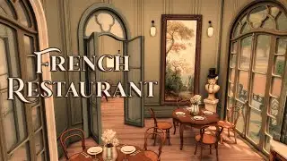 French Restaurant Speed Build - CC - The Sims 4