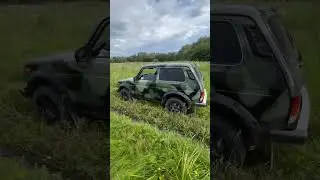 Новая нива в полях #вода #лето #automobile
