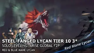 [Solo Leveling:Arise Global F2P] Instance Dungeon - Steel-fanged Lycan Tier 10 3*s