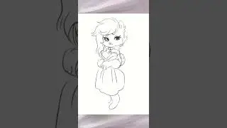 Furry commission art timelapse
