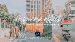 Korean effect Lightroom mobile photo editing | free premium preset @graphicakash