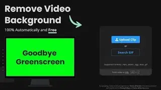 unscreen remove video background | how to remove video background without green screen |