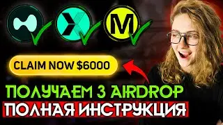 AIRDROP Инструкция На ТЫСЯЧИ ДОЛЛАРОВ для 3-х Проектов | Airdrop от Hyperliquid, LogX и Mode
