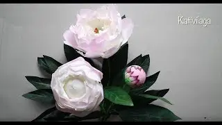 Coffee filter peony - Pivoines en filtres à café - Peonias de filtro de café