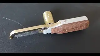 Let's make a CHAIN SAW KNIFE ! Cutting meat with style!