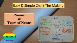 Noun chart making| Types of noun| Nouns| Definition| Example| Chart TLM| English Grammar #tetlm