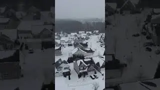 Snowy Drone Flight