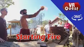 How Vikings start fire with rocks, exclusive 360 view