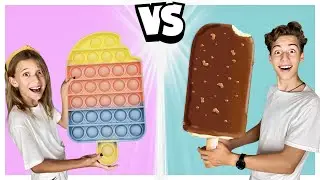 Pop it VS Real Food / Mika Sofi Reto