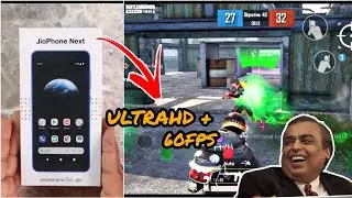 How Is It Possible ?? Jio Phone Next Bgmi Ultra HD + 60 Fps Test , Best Gaming phone Under 7000 ??