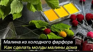 Малина из холодного фарфора/ 