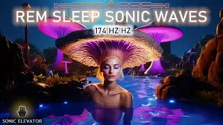 Rem Sleep Waves Sonic Elevator (HEALING FREQUENCY 174 Hz) Binaural Beats Meditation THETA TO DELTA!