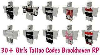 30+ Best Girl Tattoo Codes For Brookhaven RP (2024) | Roblox Brookhaven Rp Girls Tattoo Codes
