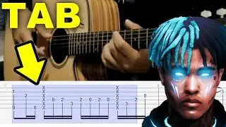 How to Play Everybody Dies in Their Nightmares - XXXTENTACION | Fingerstyle Guitar Lesson (TAB)