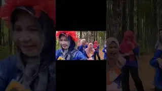 serunya outbond di hutan pinus