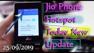 How To Enable Hotspot In Jio Phone.