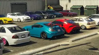 GTA 5 - Clean JDM Stance Car Meet 🔰 | PS4