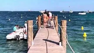 #SaintTropez #StTropez Strand van Pampelonne 🏖️ | juni 2023 | Tahiti-strand 🏖️ | de hele dag lang.