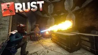 ОГНЕМЕТ  ЭТО МОЩЬ! (RUST SURVIVAL| РАСТ ВЫЖИВАНИЕ )